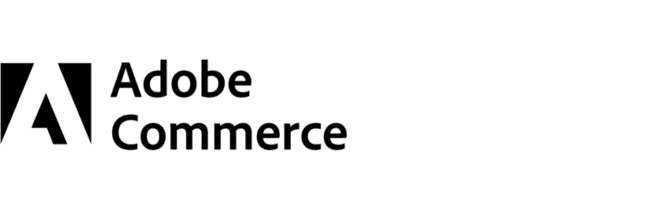 Adobe Commerce Partner Logo White