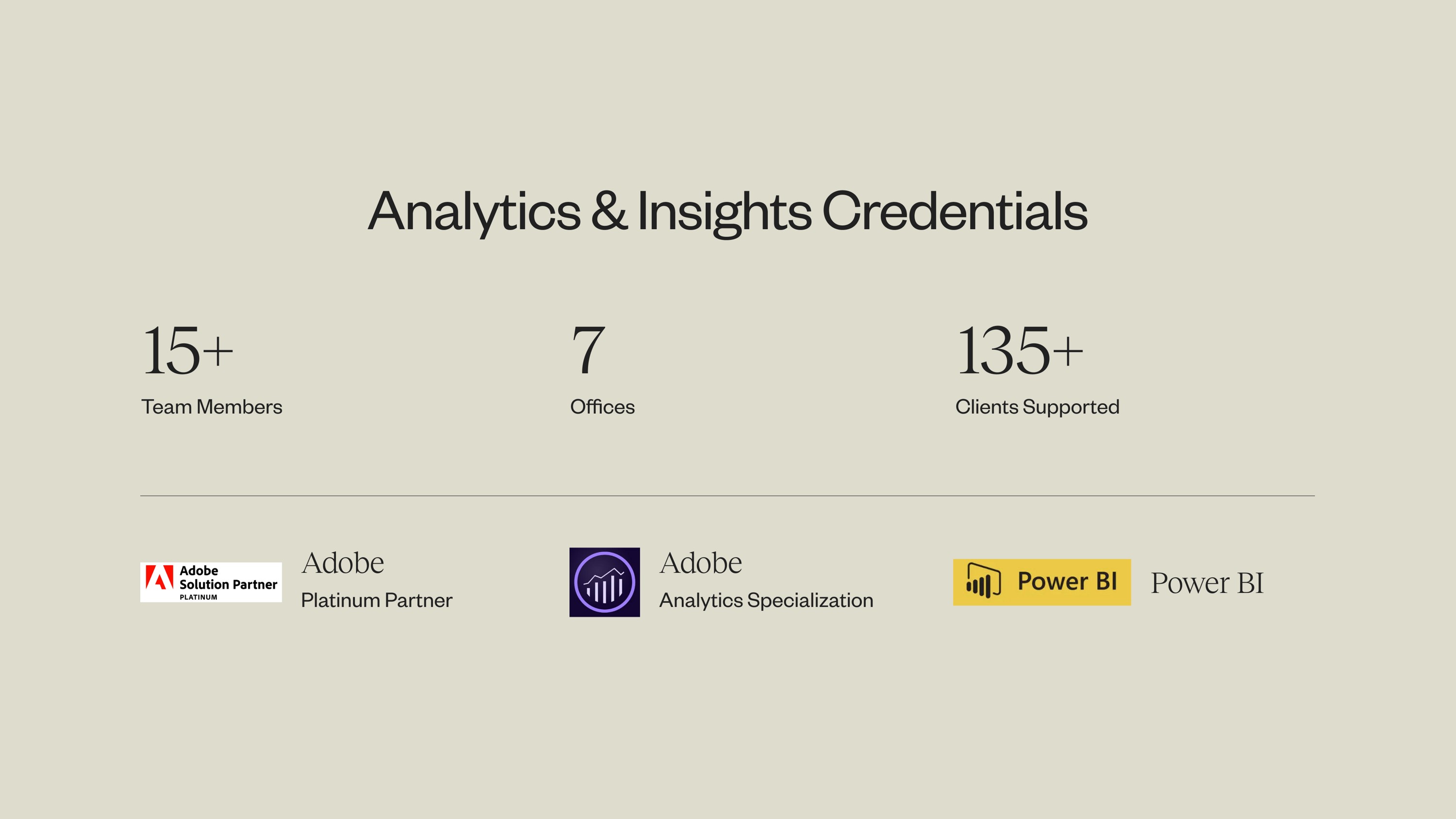 Analytics Insights Creds